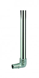 GZ128 - Připojovací kolenová garnitura - délka chromované CU trubky 300 mm