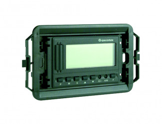 K483A - Digitální prostorový termostat, instalace do stěny s použitím krabice K489 - připojení na sběrnici.