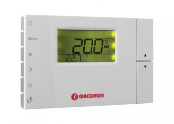 K495L - Prostorový termostat s čidlem vlhkosti pro KPM30/31, komunikace Modbus.